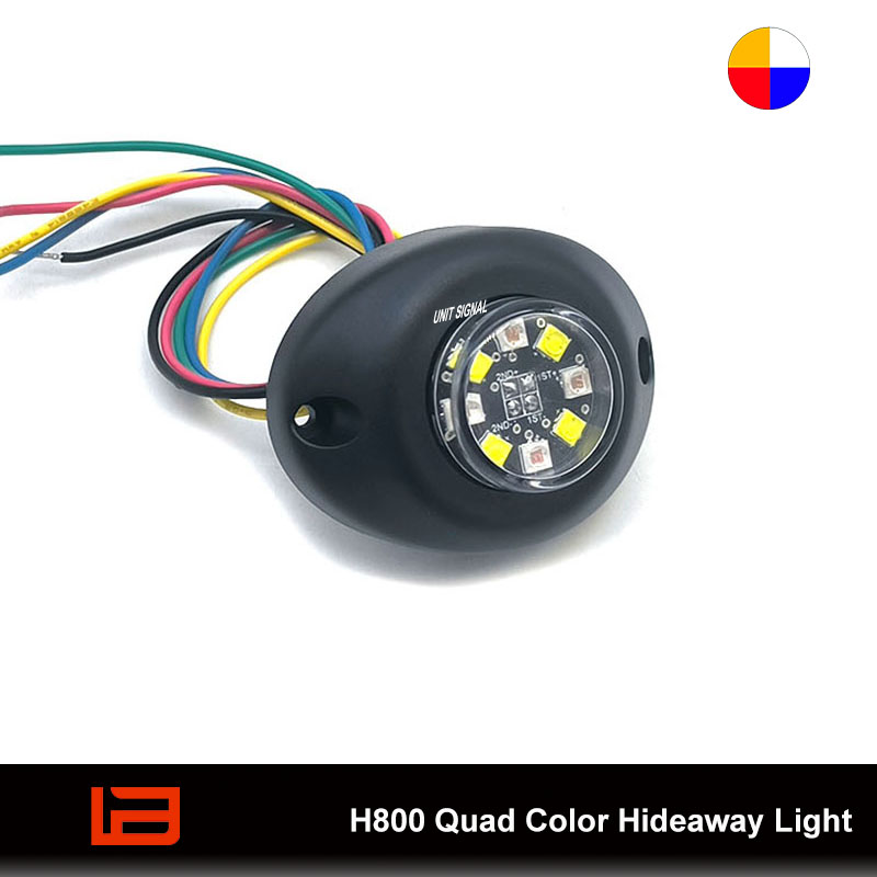 H800 Quad Color Hideaway Strobe Light