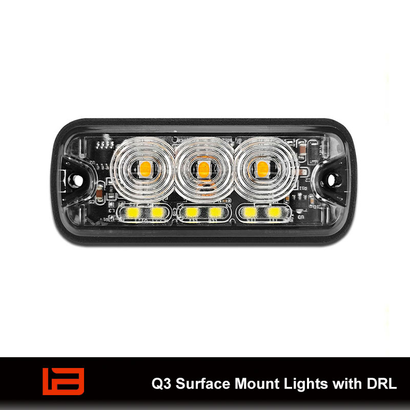 Q3 Surface Mount Lights with DRL