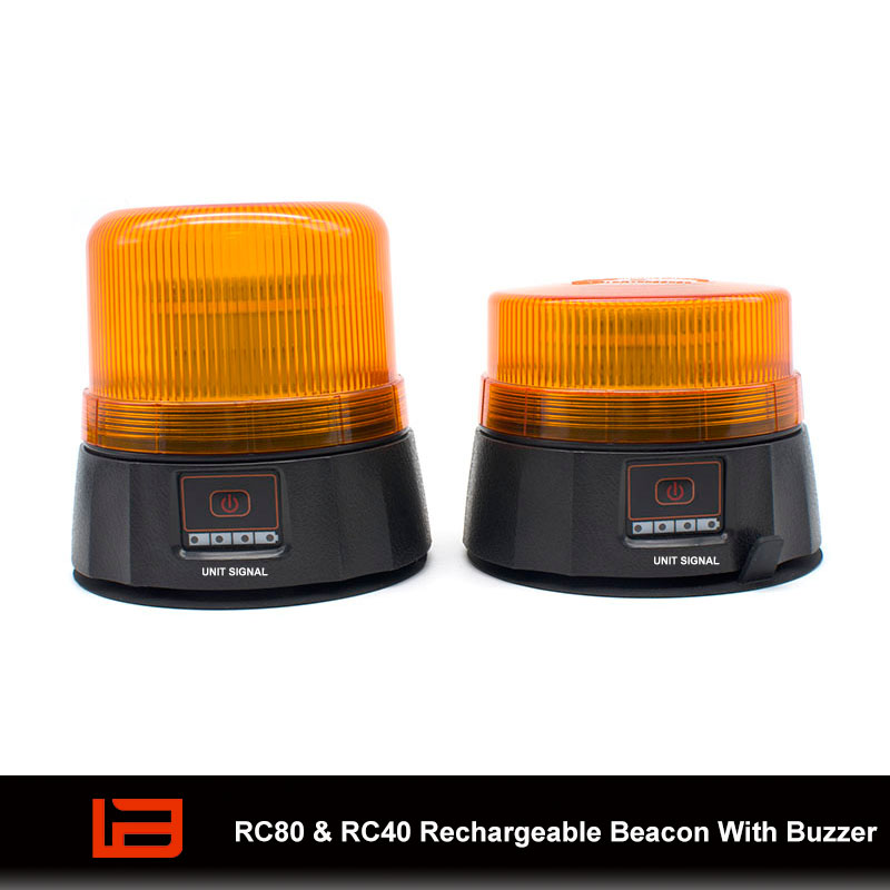 RC80 & RC40 Rechargeable Beacon With Buzzer