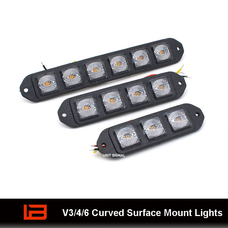 V3/4/6 LED Curved Surface Mount Lights