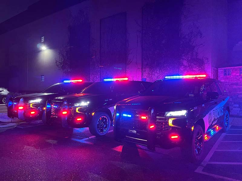 What is police car lights