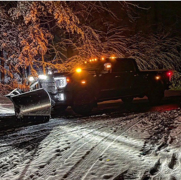 What is snow plow truck strobe lights